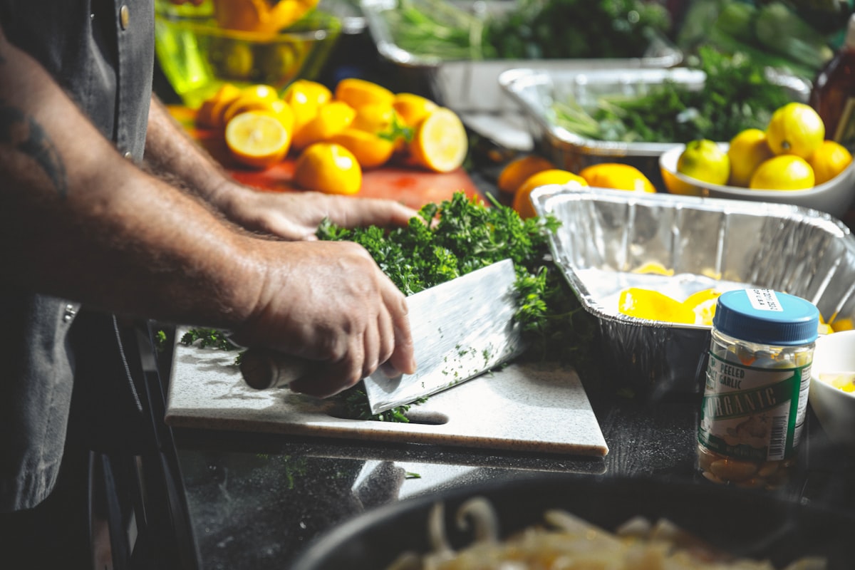 Low calorie meals background